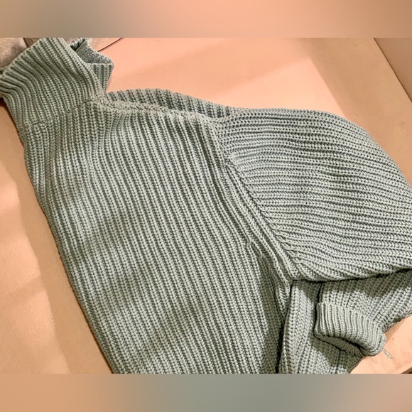 FRENCH CONNECTION | Chunky Knit Turtleneck Sweater | Size L - Picture 5 of 6